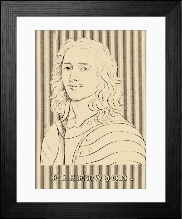 Framed Print : Fleetwood, (c1618-1692), 1830. Creator: Unknown Framed Print : Fleetwood, (c1618-1692), 1830. Creator: Unknown