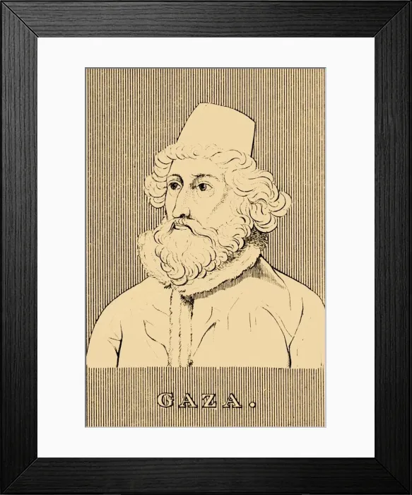 Framed Print : Gaza, (c1398 -c1475), 1830. Creator: Unknown Framed Print : Gaza, (c1398 -c1475), 1830. Creator: Unknown