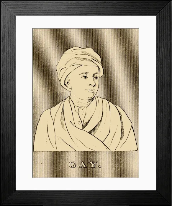 Framed Print : Gay, (1685-1732), 1830. Creator: Unknown Framed Print : Gay, (1685-1732), 1830. Creator: Unknown