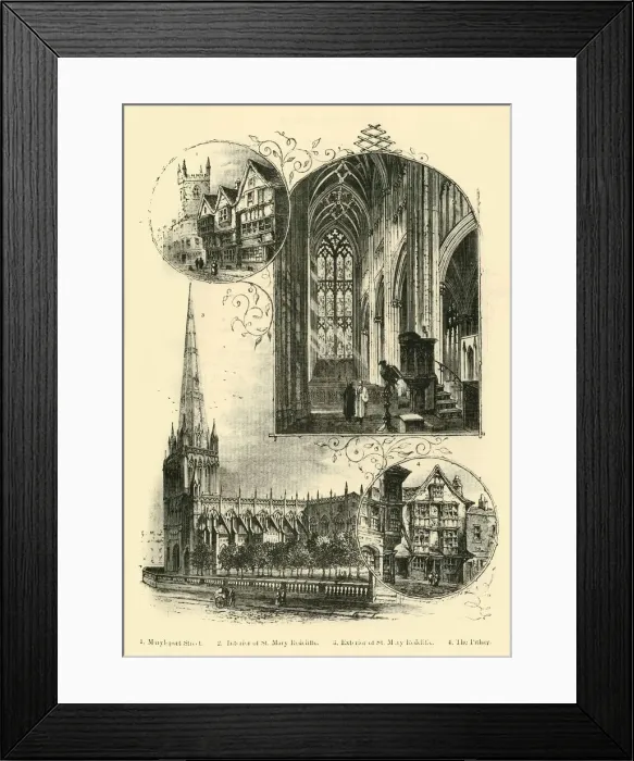 Framed Print : Views in Bristol, 1898. Creator: Unknown Framed Print : Views in Bristol, 1898. Creator: Unknown