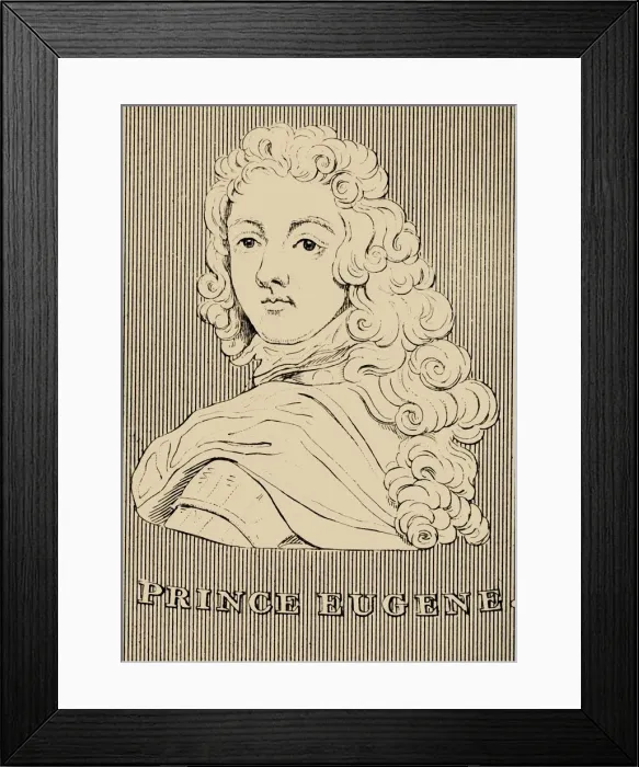 Framed Print : Prince Eugene, (1663-1736), 1830. Creator: Unknown Framed Print : Prince Eugene, (1663-1736), 1830. Creator: Unknown
