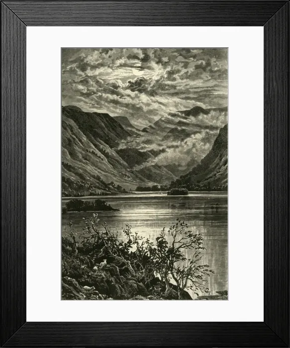 Framed Print : Ulleswater, 1898. Creator: Unknown Framed Print : Ulleswater, 1898. Creator: Unknown
