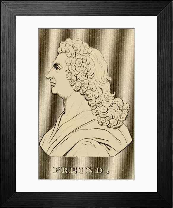 Framed Print : Freind, (1675-1728), 1830. Creator: Unknown Framed Print : Freind, (1675-1728), 1830. Creator: Unknown