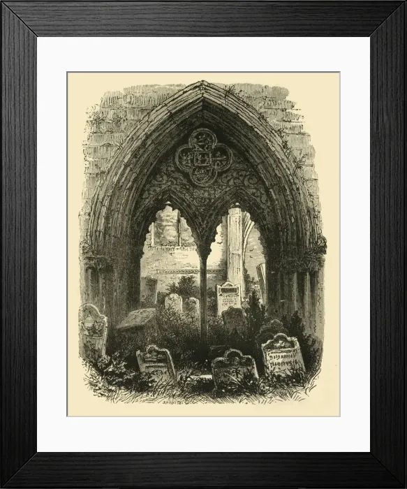 Framed Print : The Great Portal, Crowland Abbey, 1898. Creator: Unknown Framed Print : The Great Portal, Crowland Abbey, 1898. Creator: Unknown