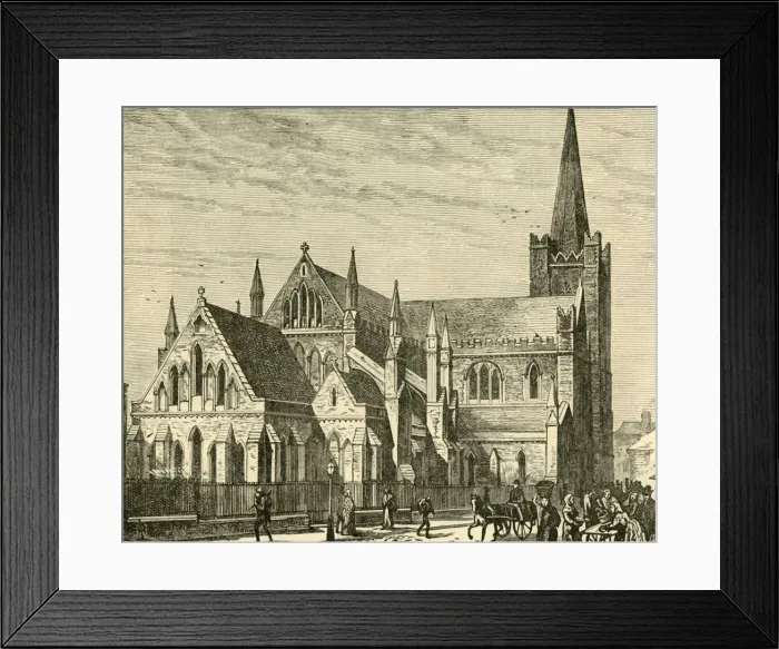 Framed Print : St. Patricks Cathedral, 1898. Creator: Unknown Framed Print : St. Patricks Cathedral, 1898. Creator: Unknown