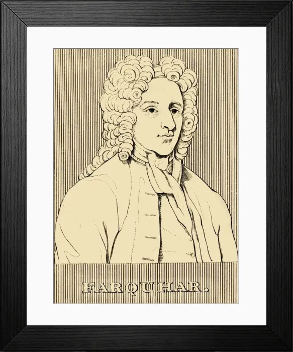 Framed Print : Farquhar, (1677-1707), 1830. Creator: Unknown Framed Print : Farquhar, (1677-1707), 1830. Creator: Unknown