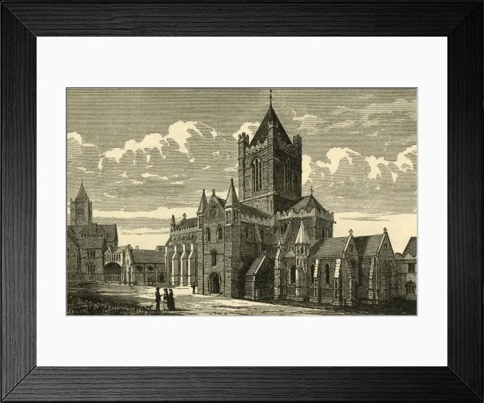Framed Print : Christ Church Cathedral, 1898. Creator: Unknown Framed Print : Christ Church Cathedral, 1898. Creator: Unknown