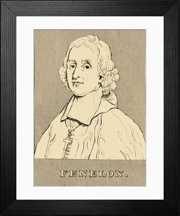 Framed Print : Fenelon, (1651-1715), 1830. Creator: Unknown Framed Print : Fenelon, (1651-1715), 1830. Creator: Unknown