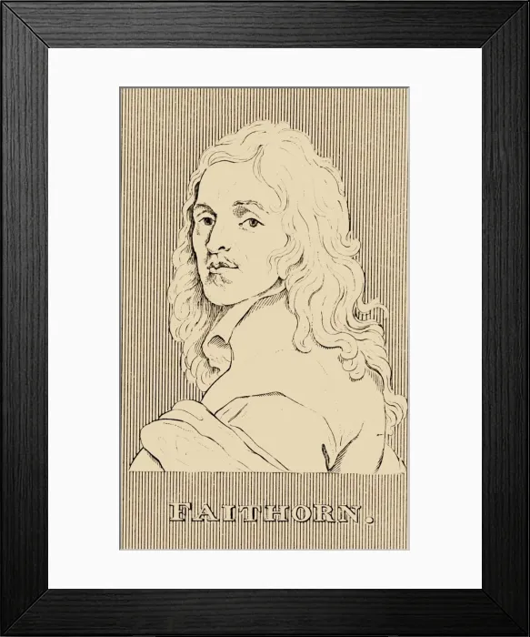 Framed Print : Faithorn, (1616-1691), 1830. Creator: Unknown
