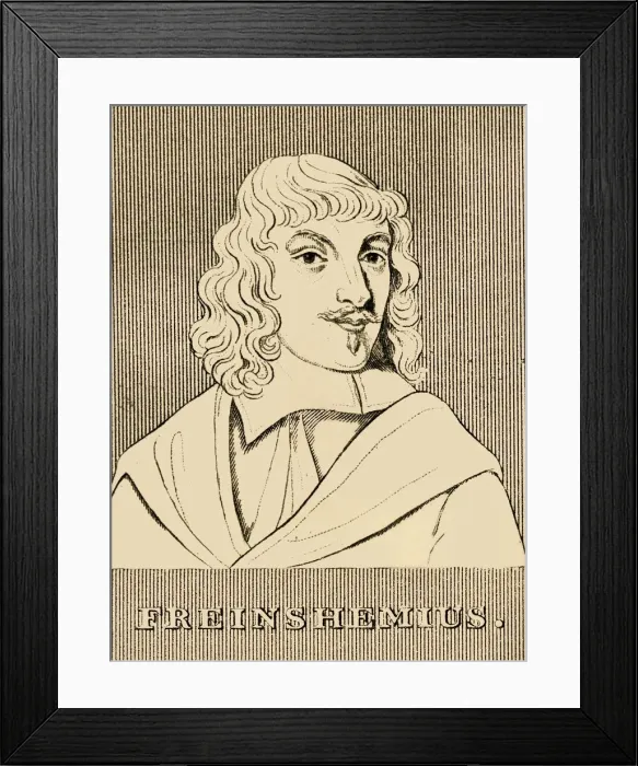 Framed Print : Freinshemius, (1608-1660), 1830. Creator: Unknown Framed Print : Freinshemius, (1608-1660), 1830. Creator: Unknown