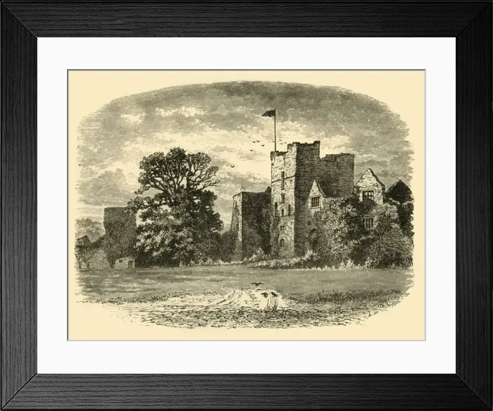 Framed Print : Ludlow Castle from the Entrance Gate, 1898. Creator: Unknown Framed Print : Ludlow Castle from the Entrance Gate, 1898. Creator: Unknown