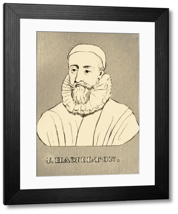 Framed Print : J. Hamilton, (1512-1571), 1830. Creator: Unknown Framed Print : J. Hamilton, (1512-1571), 1830. Creator: Unknown