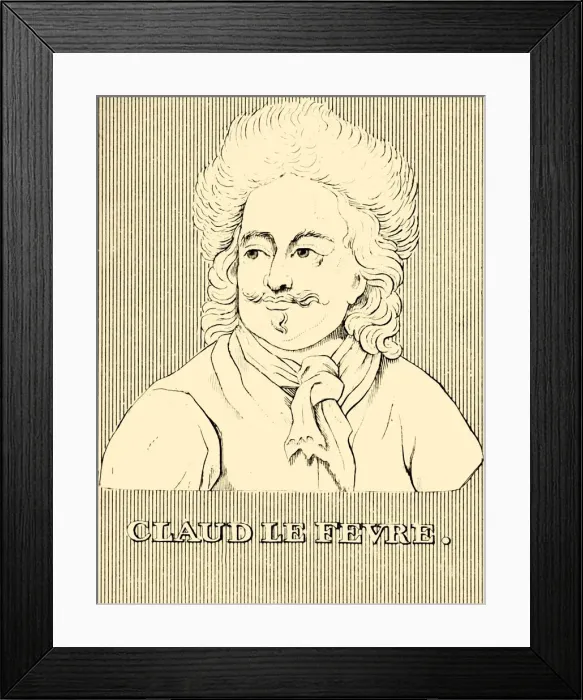 Framed Print : Claud Le Fevre, (1633-1675), 1830. Creator: Unknown Framed Print : Claud Le Fevre, (1633-1675), 1830. Creator: Unknown