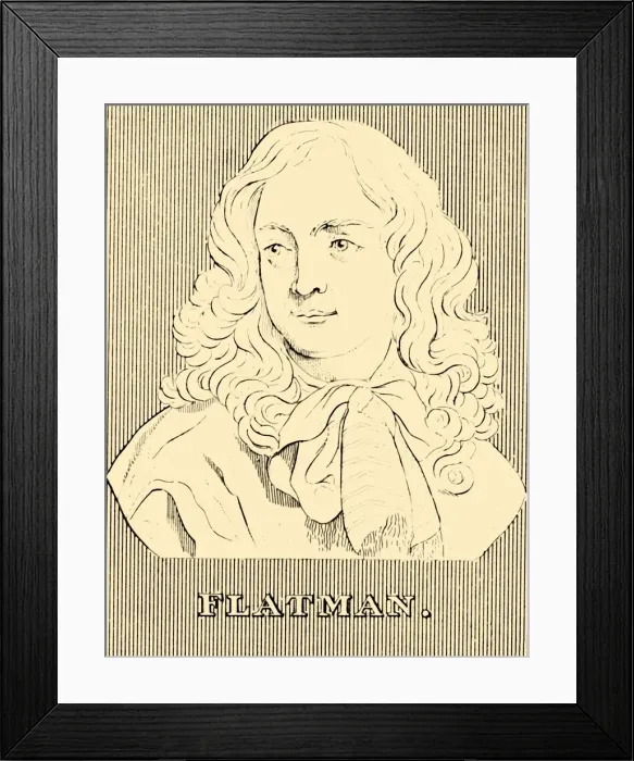 Framed Print : Flatman, (1635-1688), 1830. Creator: Unknown Framed Print : Flatman, (1635-1688), 1830. Creator: Unknown