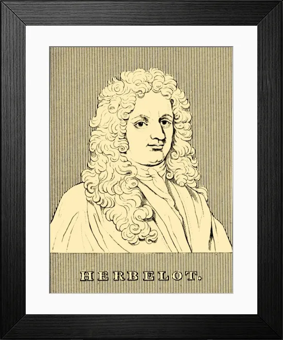 Framed Print : Herbelot, (1625-1695), 1830. Creator: Unknown Framed Print : Herbelot, (1625-1695), 1830. Creator: Unknown