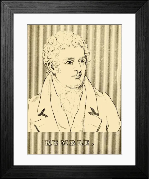 Framed Print : Kemble, (1757-1823), 1830. Creator: Unknown Framed Print : Kemble, (1757-1823), 1830. Creator: Unknown