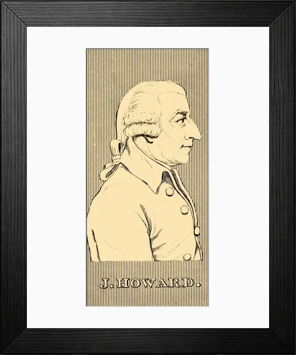 Framed Print : J. Howard, (1726-1790), 1830. Creator: Unknown Framed Print : J. Howard, (1726-1790), 1830. Creator: Unknown