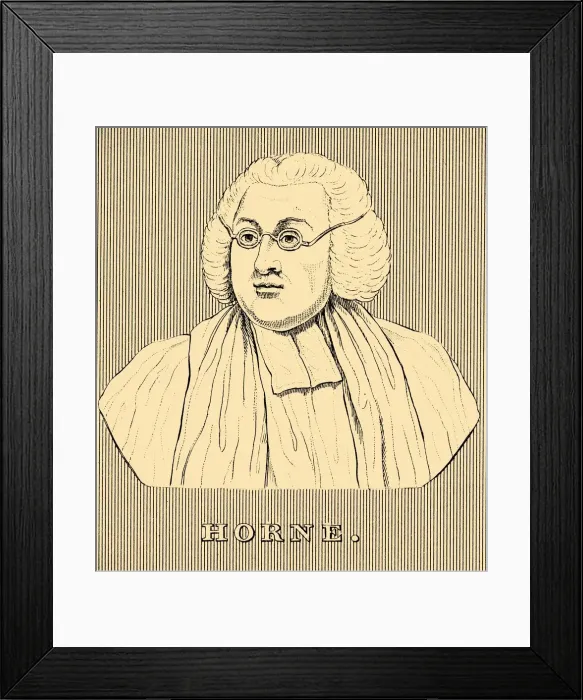 Framed Print : Horne, (1730-1792), 1830. Creator: Unknown Framed Print : Horne, (1730-1792), 1830. Creator: Unknown