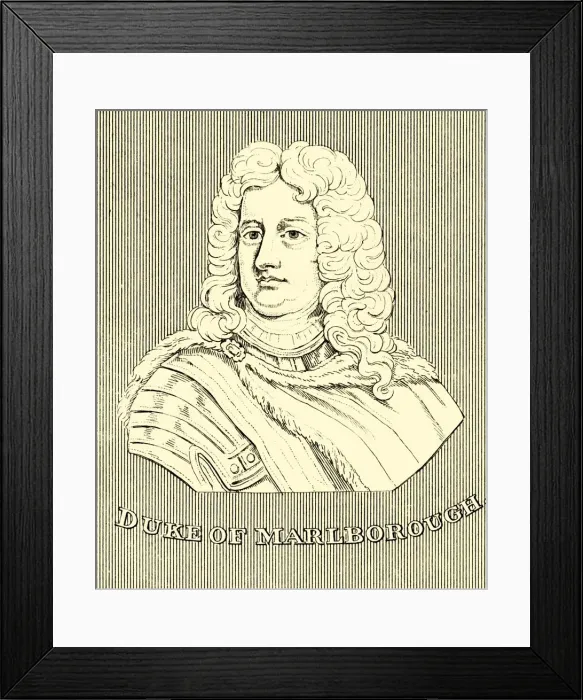 Framed Print : Duke of Marlborough, (1650-1722), 1830. Creator: Unknown Framed Print : Duke of Marlborough, (1650-1722), 1830. Creator: Unknown