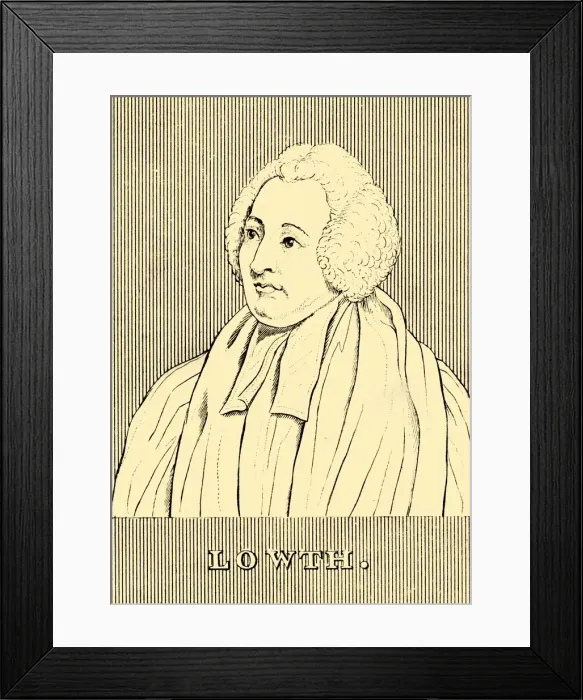 Framed Print : Lowth, (1710-1787), 1830. Creator: Unknown Framed Print : Lowth, (1710-1787), 1830. Creator: Unknown