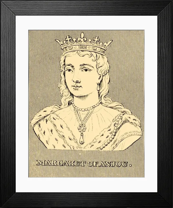 Framed Print : Margaret of Anjou, (1430-1482), 1830. Creator: Unknown Framed Print : Margaret of Anjou, (1430-1482), 1830. Creator: Unknown