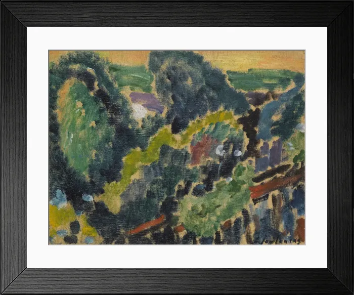 Framed Print : Landscape at Lake Geneva, c. 1914. Creator: Javlensky, Alexei, von (1864-1941) Framed Print : Landscape at Lake Geneva, c. 1914. Creator: Javlensky, Alexei, von (1864-1941)