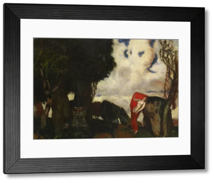 Framed Print : Iphigenia in Tauris, c. 1890. Creator: Stuck, Franz, Ritter von (1863-1928) Framed Print : Iphigenia in Tauris, c. 1890. Creator: Stuck, Franz, Ritter von (1863-1928)
