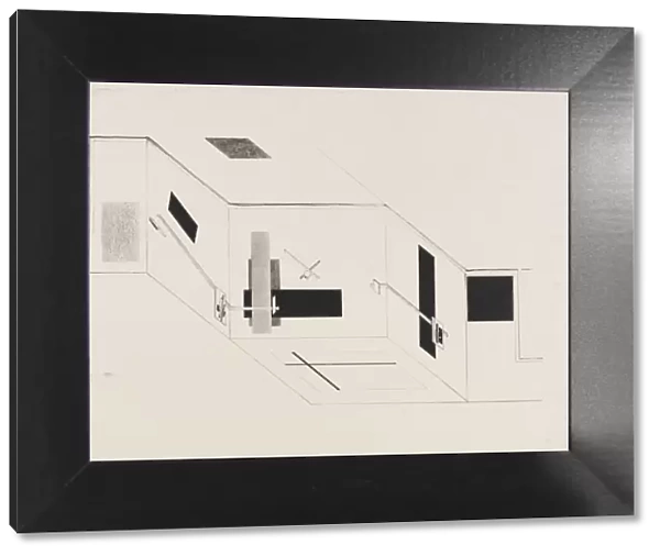 The Proun Room. Sheet 5 of the I Kestner portfolio, 1923. Creator: Lissitzky, El (1890-1941)