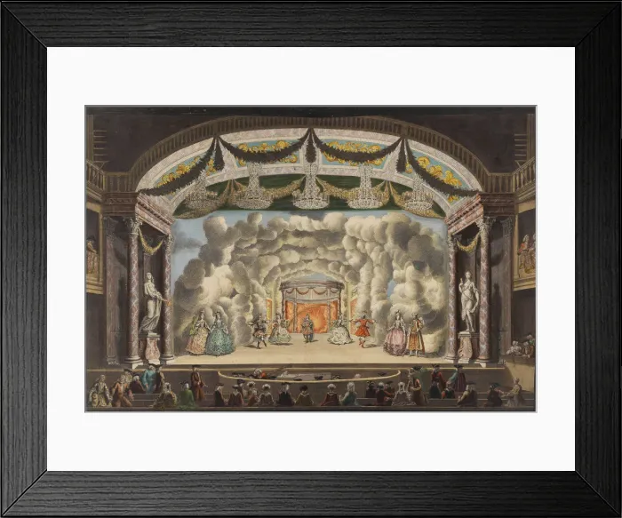 Framed Print : Peep Show Image, ca 1770. Creator: Anonymous Framed Print : Peep Show Image, ca 1770. Creator: Anonymous