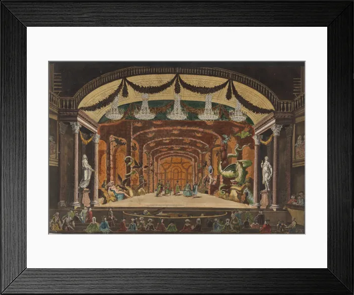 Framed Print : Peep Show Image, ca 1770. Creator: Anonymous Framed Print : Peep Show Image, ca 1770. Creator: Anonymous