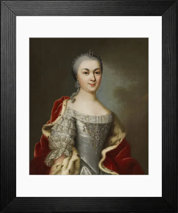 Framed Print : Portrait of Princess Maria Louise Albertine of Hesse-Darmstadt …, ca 1760. Creator: Fiedler Framed Print : Portrait of Princess Maria Louise Albertine of Hesse-Darmstadt …, ca 1760. Creator: Fiedler