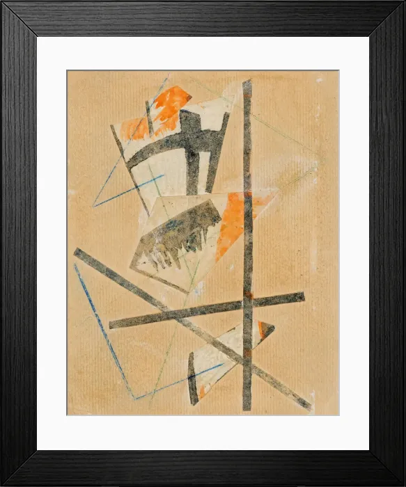 Framed Print : The exhibition catalog 5 x 5 = 25, 1921. Creator: Popova, Lyubov Sergeyevna (1889-1924) Framed Print : The exhibition catalog 5 x 5 = 25, 1921. Creator: Popova, Lyubov Sergeyevna (1889-1924)