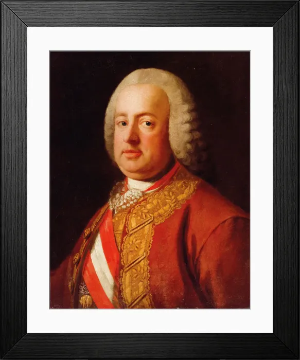 Framed Print : Portrait of Emperor Francis I of Austria (1708-1765), ca 1770. Creator: Anonymous Framed Print : Portrait of Emperor Francis I of Austria (1708-1765), ca 1770. Creator: Anonymous