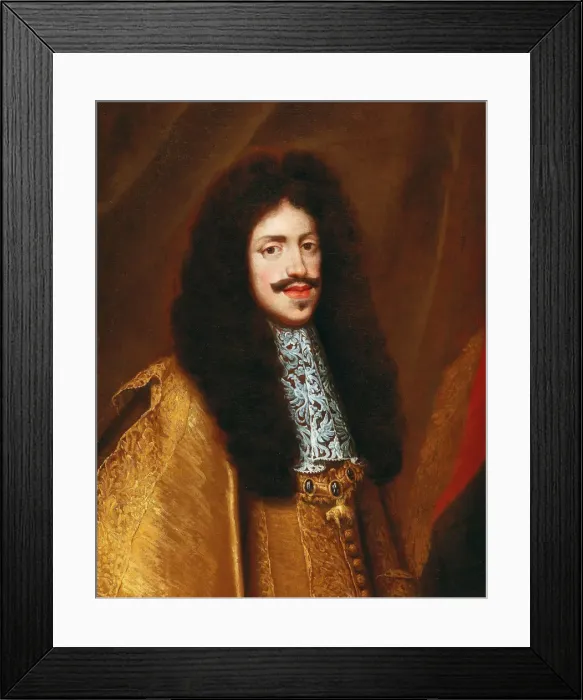Framed Print : Portrait of Emperor Leopold I (1640-1705), Second Half of the 17th cen Creator: Block Framed Print : Portrait of Emperor Leopold I (1640-1705), Second Half of the 17th cen Creator: Block