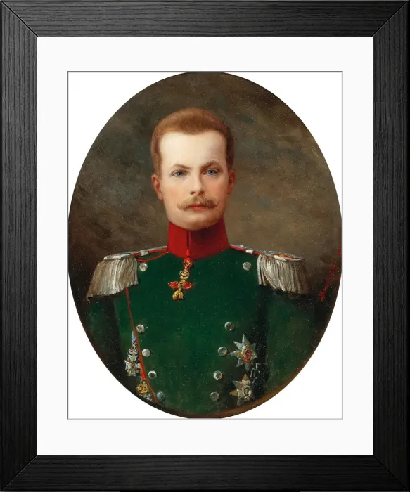 Framed Print : Portrait of Duke Maximilian Emanuel in Bavaria (1849-1893). Creator: Bruck, Lajos (1846-1910) Framed Print : Portrait of Duke Maximilian Emanuel in Bavaria (1849-1893). Creator: Bruck, Lajos (1846-1910)