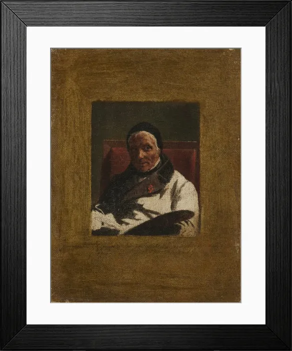 Framed Print : Portrait of Francois-Marius Granet (1775-1849), 1846. Creator: Cogniet, Leon (1794-1880) Framed Print : Portrait of Francois-Marius Granet (1775-1849), 1846. Creator: Cogniet, Leon (1794-1880)