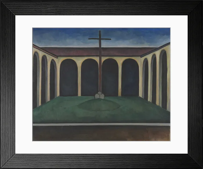 Framed Print : Cloister I, 1913. Creator: Kanoldt, Alexander (1881-1939) Framed Print : Cloister I, 1913. Creator: Kanoldt, Alexander (1881-1939)