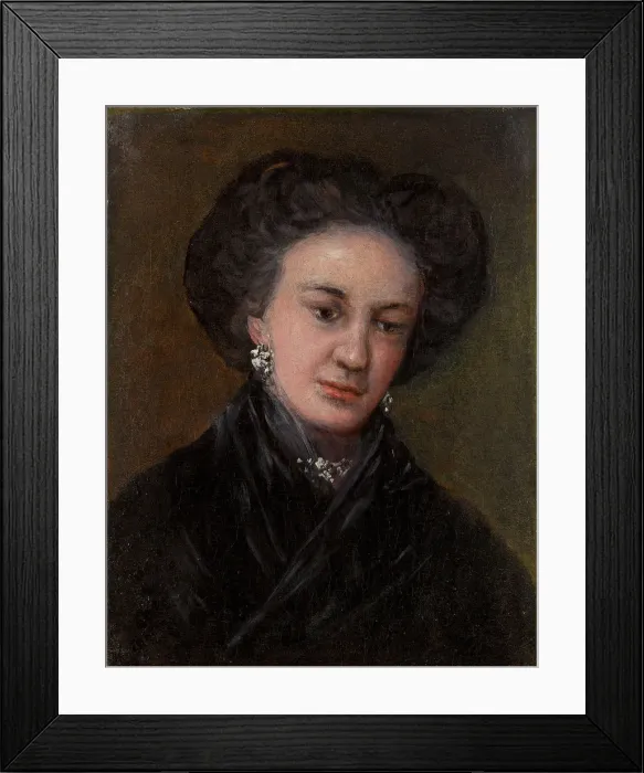 Framed Print : Portrait of the actress Rita Luna (1770-1832), Early 19th cen Creator: Goya, Francisco Framed Print : Portrait of the actress Rita Luna (1770-1832), Early 19th cen Creator: Goya, Francisco