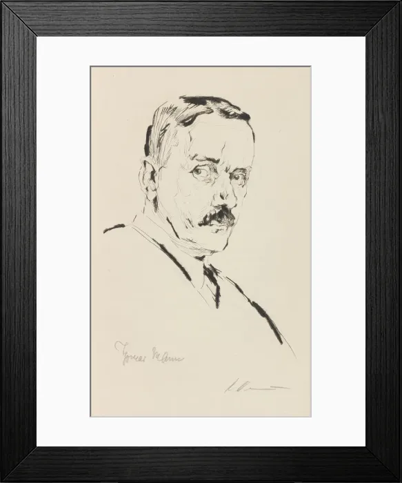 Framed Print : Portrait of Thomas Mann (1875-1955), 1924. Creator: Dannemann, Karl (1896-1945) Framed Print : Portrait of Thomas Mann (1875-1955), 1924. Creator: Dannemann, Karl (1896-1945)