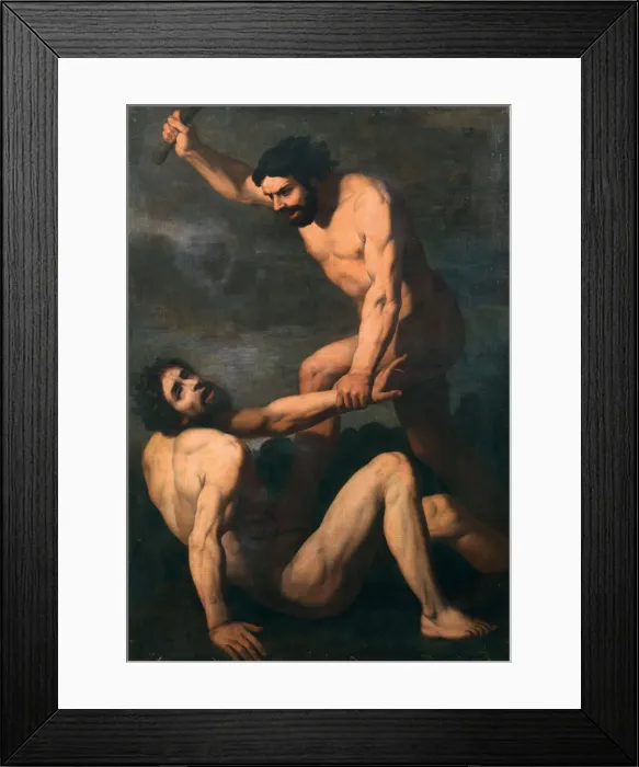 Framed Print : Cain and Abel. Creator: Crespi, Daniele (1598-1630) Framed Print : Cain and Abel. Creator: Crespi, Daniele (1598-1630)