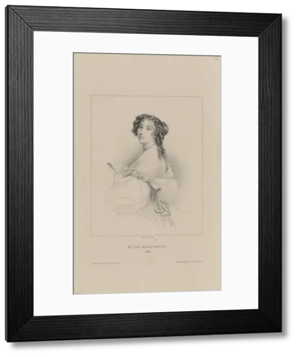 Framed Print : Francoise d Aubigne, Marquise de Maintenon (1635-1719), 1830-1840s. Creator Framed Print : Francoise d Aubigne, Marquise de Maintenon (1635-1719), 1830-1840s. Creator