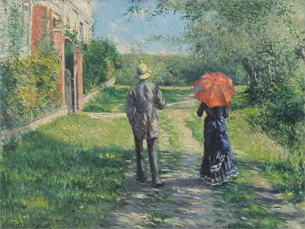 Chemin montant, 1881. Creator: Caillebotte, Gustave (1848-1894)