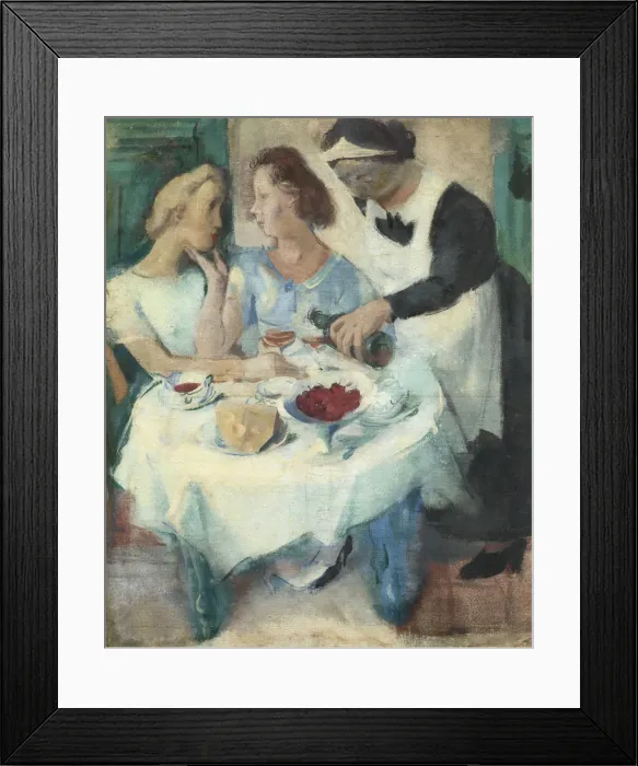 Framed Print : Cafe La Rotonde. Creator: Yakovlev, Alexander Yevgenyevich (1887-1938) Framed Print : Cafe La Rotonde. Creator: Yakovlev, Alexander Yevgenyevich (1887-1938)