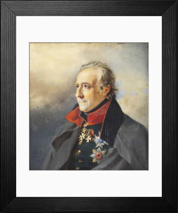 Framed Print : Portrait of Jan Pieter van Suchtelen (1751-1836), 1821. Creator: Gillberg, Jacob Axel (1769-1845) Framed Print : Portrait of Jan Pieter van Suchtelen (1751-1836), 1821. Creator: Gillberg, Jacob Axel (1769-1845)