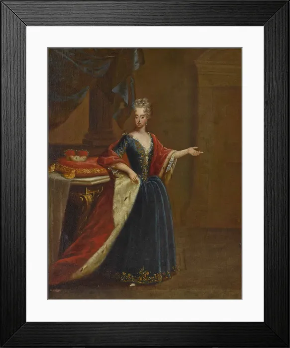 Framed Print : Portrait of Maria Antonia of Austria (1669-1692), Electress of Bavaria. Creator: Horemans Framed Print : Portrait of Maria Antonia of Austria (1669-1692), Electress of Bavaria. Creator: Horemans