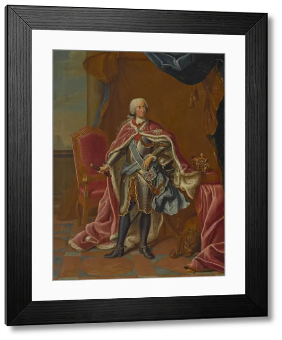 Framed Print : Portrait of Charles VII, Holy Roman Emperor (1697-1745), 1743. Creator: Horemans, Peter Jacob Framed Print : Portrait of Charles VII, Holy Roman Emperor (1697-1745), 1743. Creator: Horemans, Peter Jacob