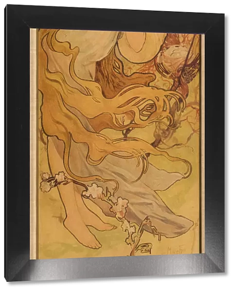 Spring (From the Series Les Saisons), c. 1900. Creator: Mucha, Alfons Marie (1860-1939)