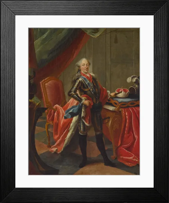 Framed Print : Portrait of Maximilian III Joseph (1727-1777), Elector of Bavaria. Creator: Horemans Framed Print : Portrait of Maximilian III Joseph (1727-1777), Elector of Bavaria. Creator: Horemans