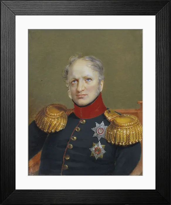 Framed Print : Portrait of Count Yegor Frantsevich Kankrin (1774-1845). Creator: Winberg, Ivan Andreyevich Framed Print : Portrait of Count Yegor Frantsevich Kankrin (1774-1845). Creator: Winberg, Ivan Andreyevich