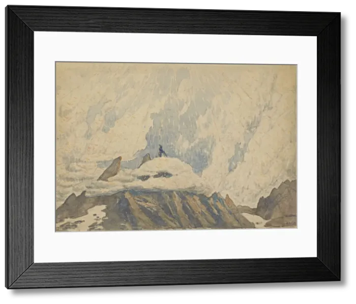 Framed Print : Stage design for the ballet La damnation de Faust by Hector Berlioz, Early 1920s. Creator: Bakst Framed Print : Stage design for the ballet La damnation de Faust by Hector Berlioz, Early 1920s. Creator: Bakst
